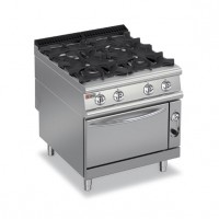 BARON - 4 Burner with Gas Oven 9PCF/G8005