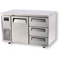 Skipio | 3 Draw 1 Door Freezer With Under Counter Side Prep Table