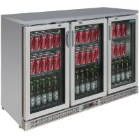 Polar Stainless Steel Bar Fridge 273 Bottles CE207-A