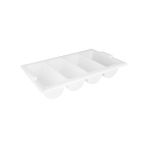 Cutlery Box White 4 Compartment