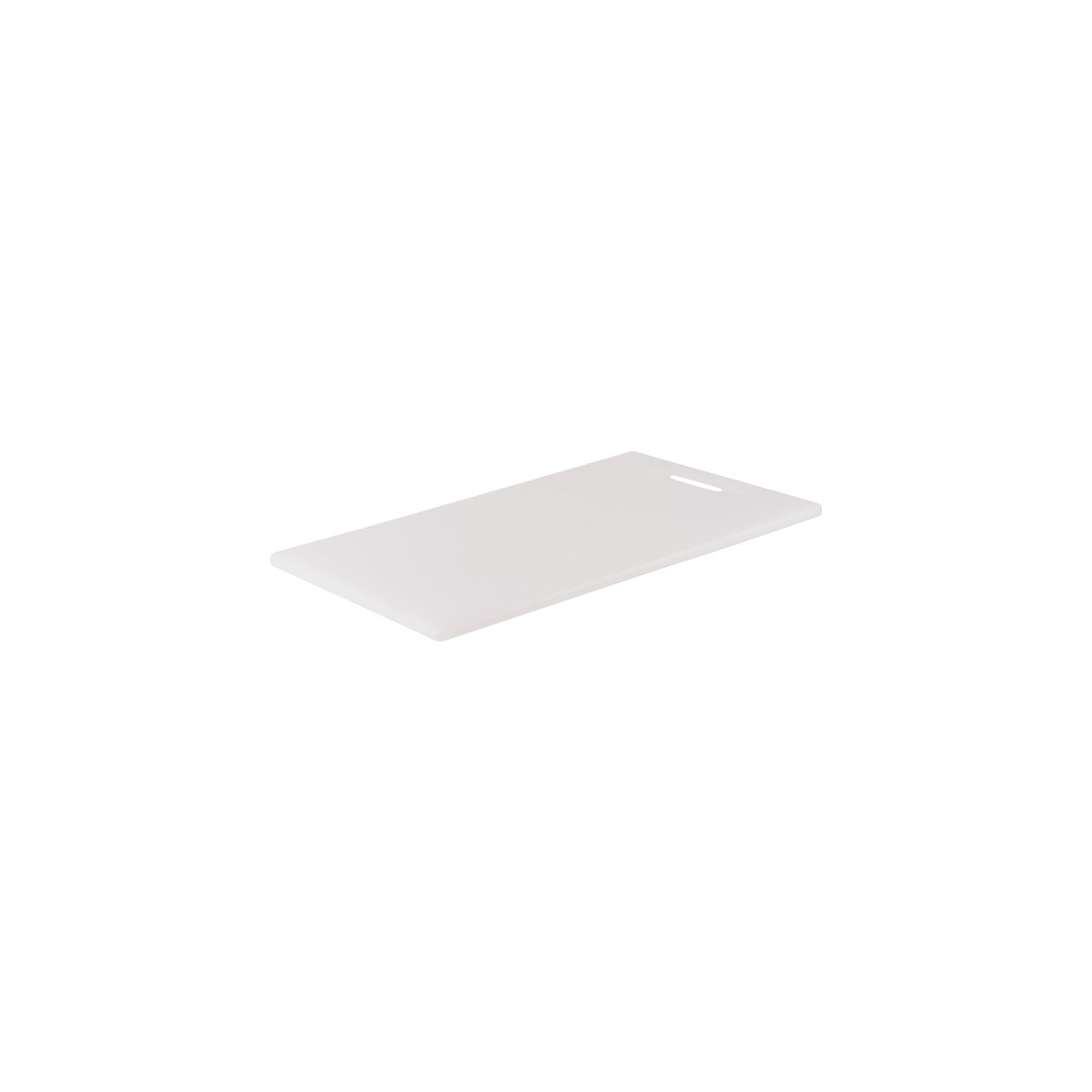 Cutting Board Polyethylene White with Handle 355x205x12mm