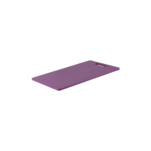 Cutting Board Polyethylene Purple with Handle 400x250x12mm