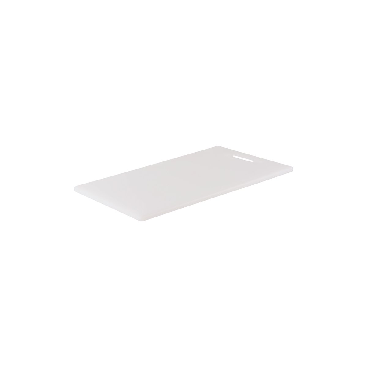 Cutting Board Polyethylene White with Handle 400x250x12mm