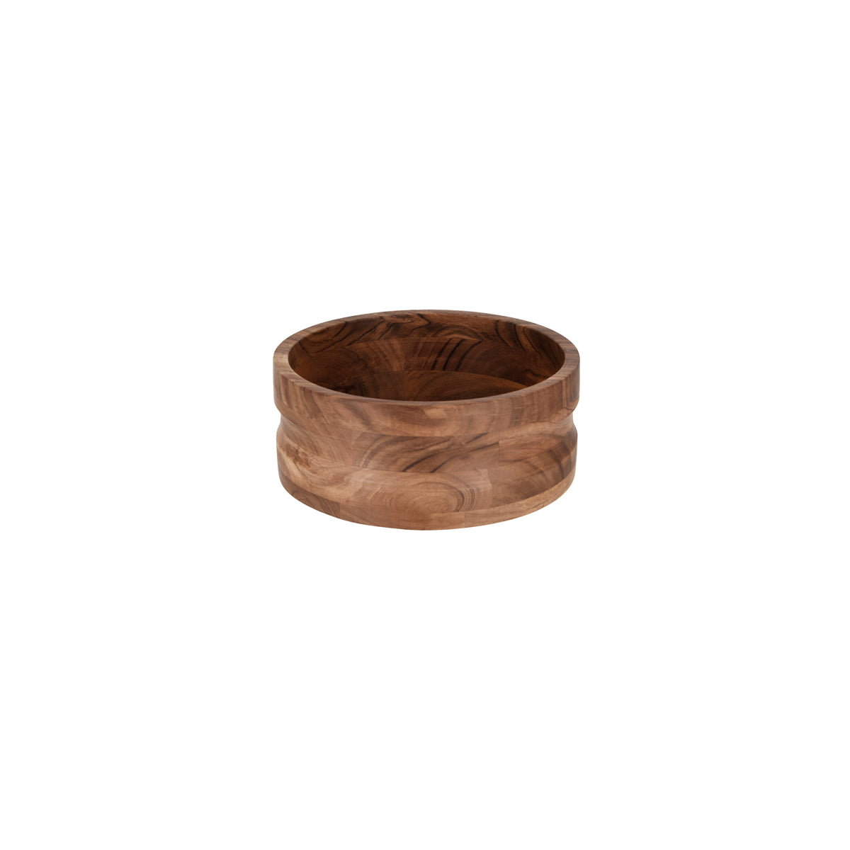 Serve Natural Acacia Round Bowl with Straight Sides 275x60mm