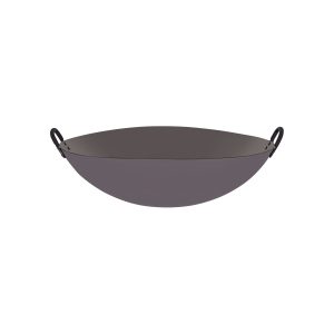 Asian Wok Iron Two Handles 450mm