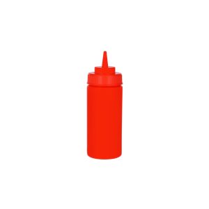 Squeeze Bottle Wide Mouth Red 480ml