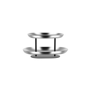 Seafood Stand 2-Tier Stainless Steel / Iron 385x260x195mm