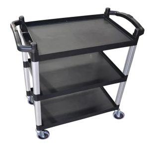Trolley Black 3 Tier Large 890x540x940mm