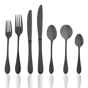 Soho Ink Cutlery Set 56pc