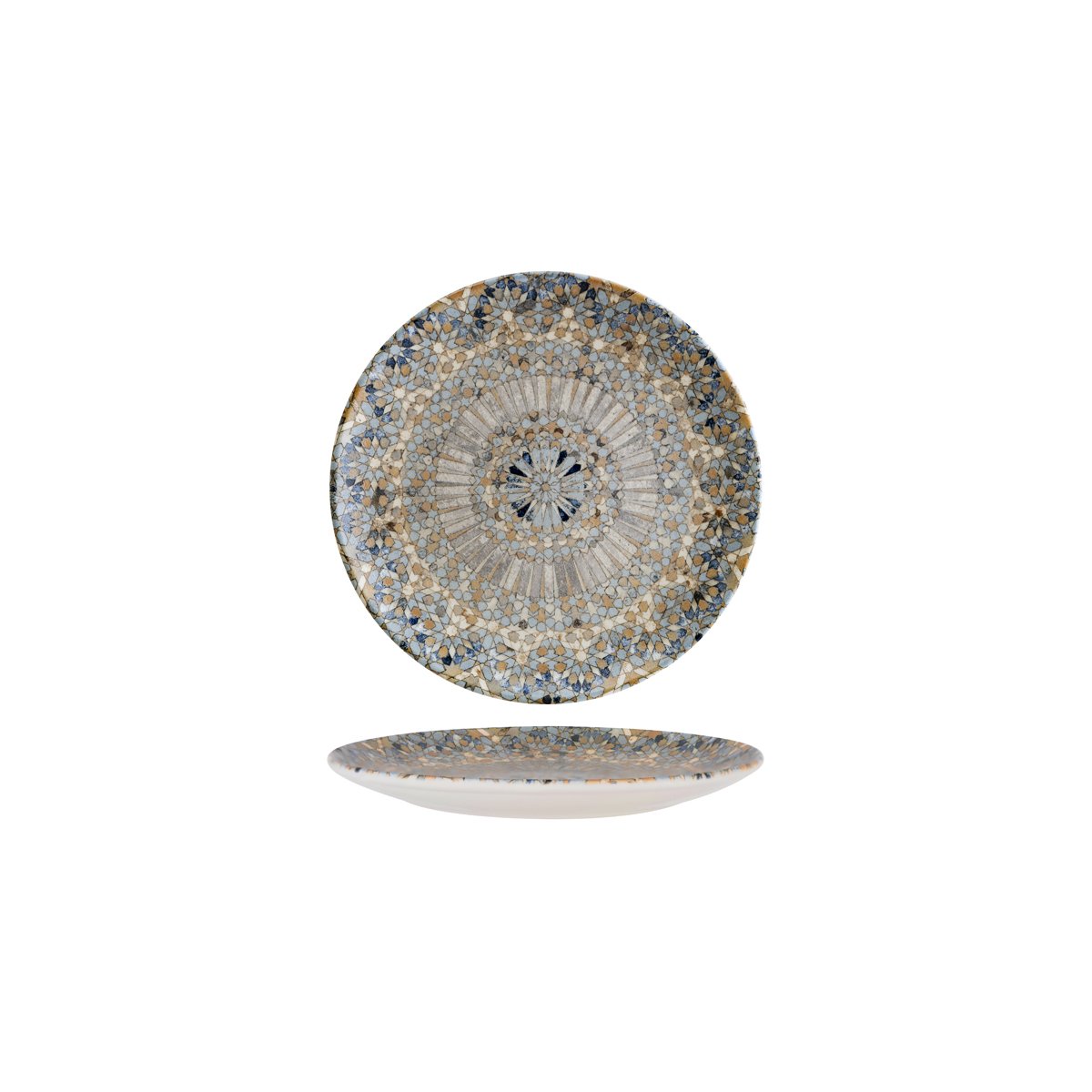 Luca Mosaic Round Coupe Plate 210mm