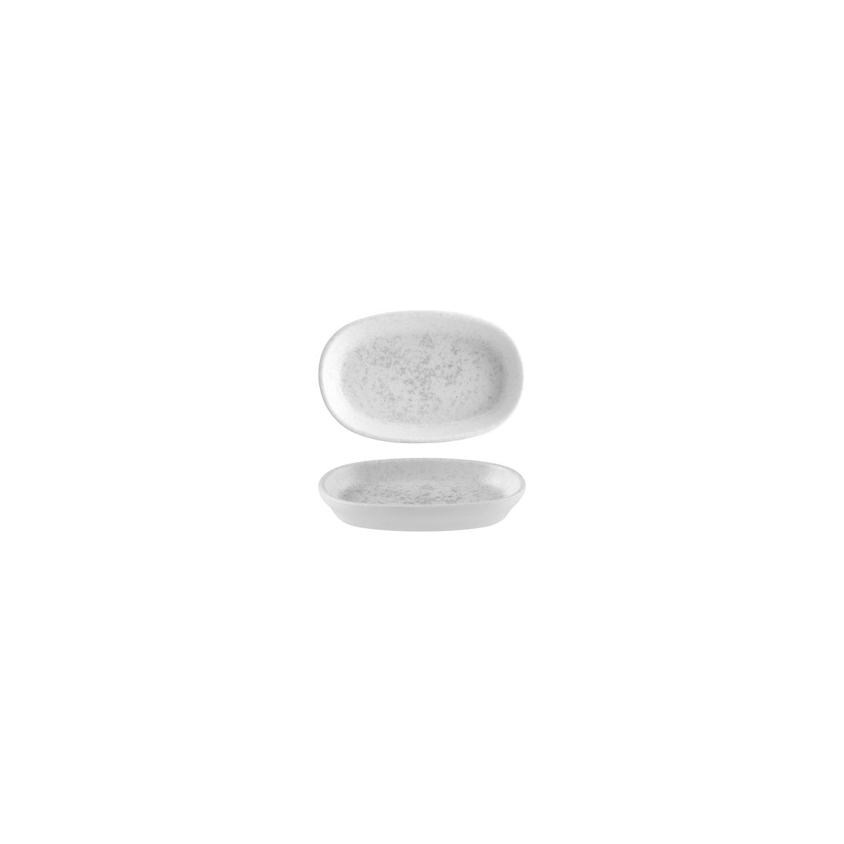 Lunar White Oval Dish 100x65x22mm
