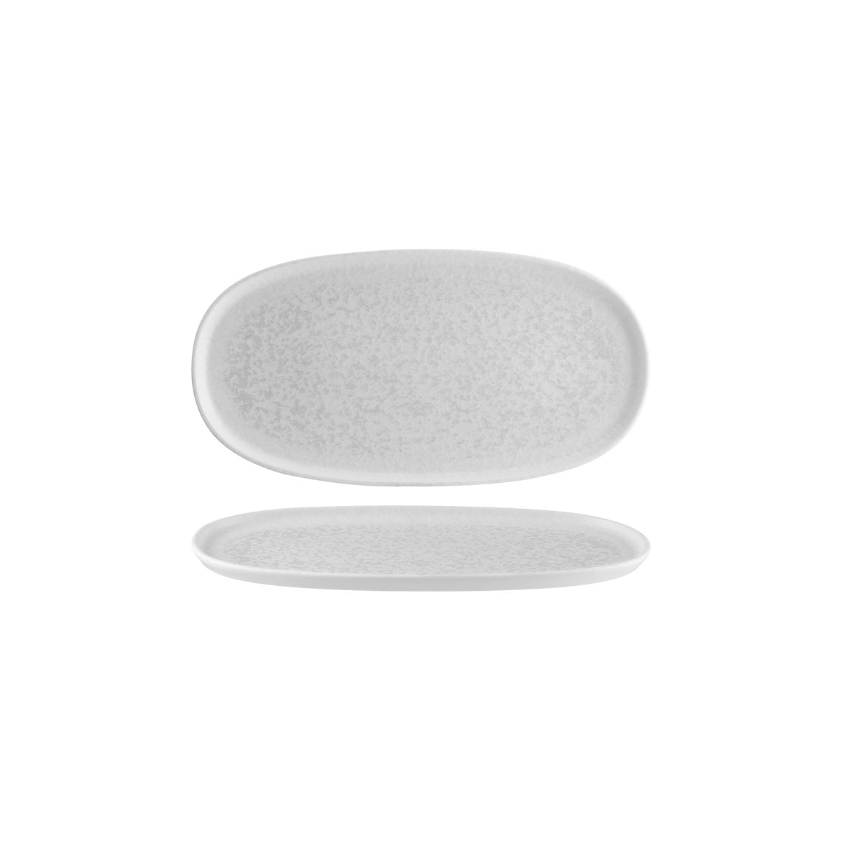 Lunar White Oval Platter 300x155x15mm