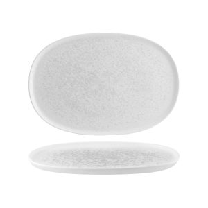 Lunar White Oval Platter 340x230x20mm