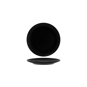 Notte Black Round Coupe Plate 210x23mm