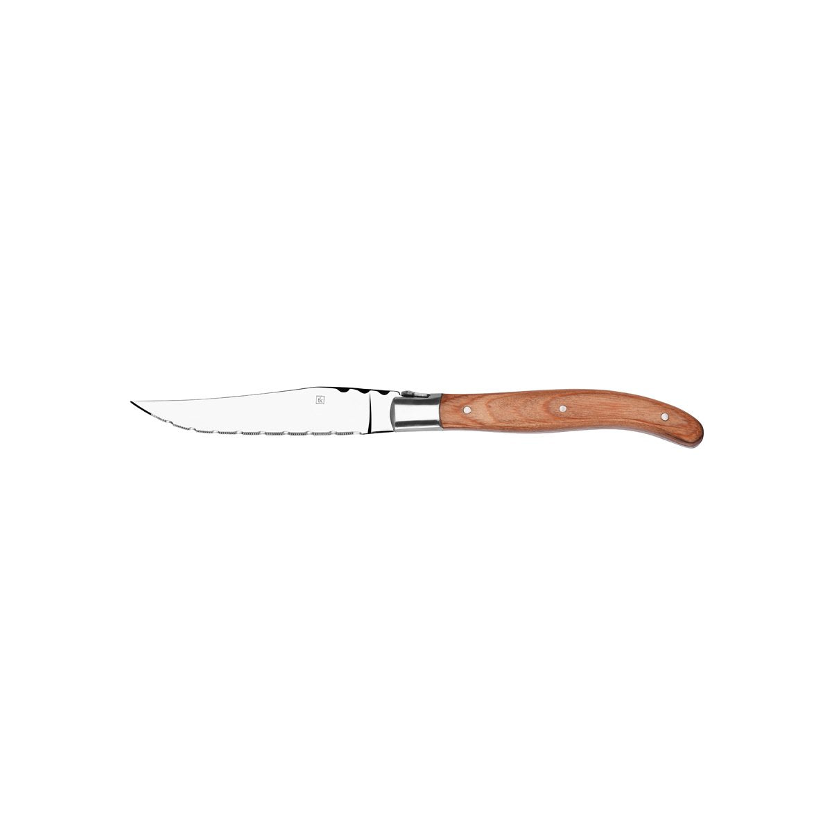 Steak Knives Paris Wood Pakkawood Handle Pointed Tip