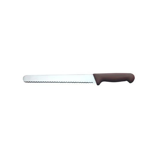 Professional Line I Serrated Slicer Brown 250mm