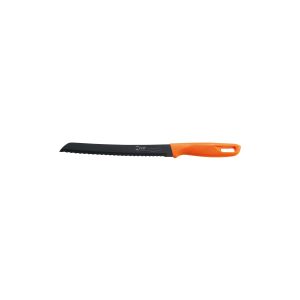 Titanium Evo Bread Knife Serrated Orange Handle 205mm