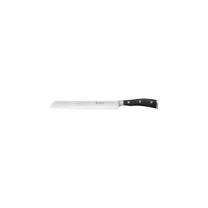 Classic Ikon Black Double Serrated Bread Knife 230mm
