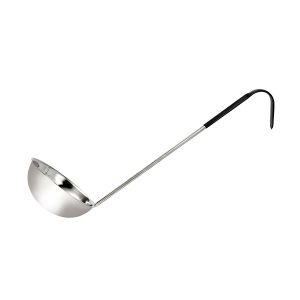 Ladle Stainless Steel Black Handle 360ml