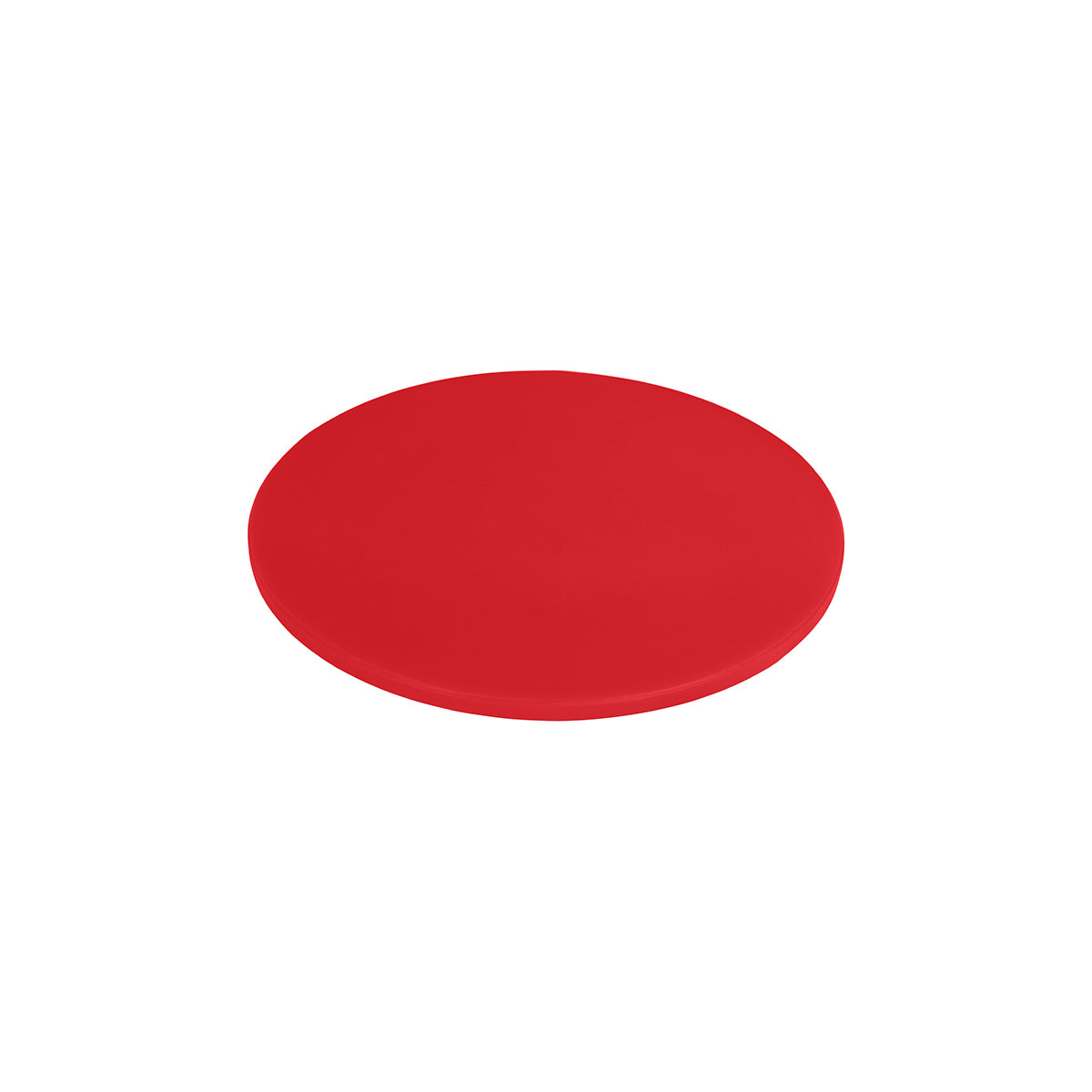 Cutting Board Polyethylene Round Red 350x13mm