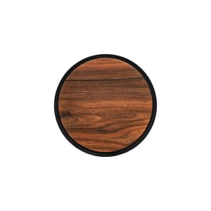 Zicco Melamine Contempo Dark Round Tray 304x15mm