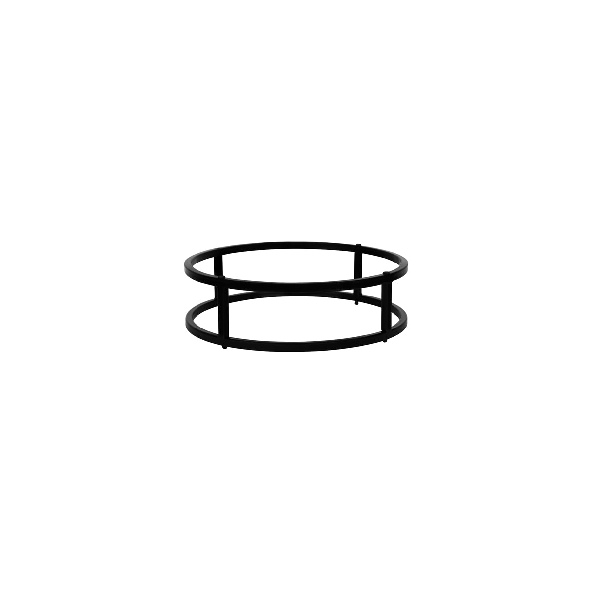 Zicco Form Metal Black Stand Round 285x80mm