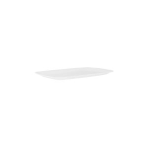 White Rectangular Coupe Tray 350x200x21mm