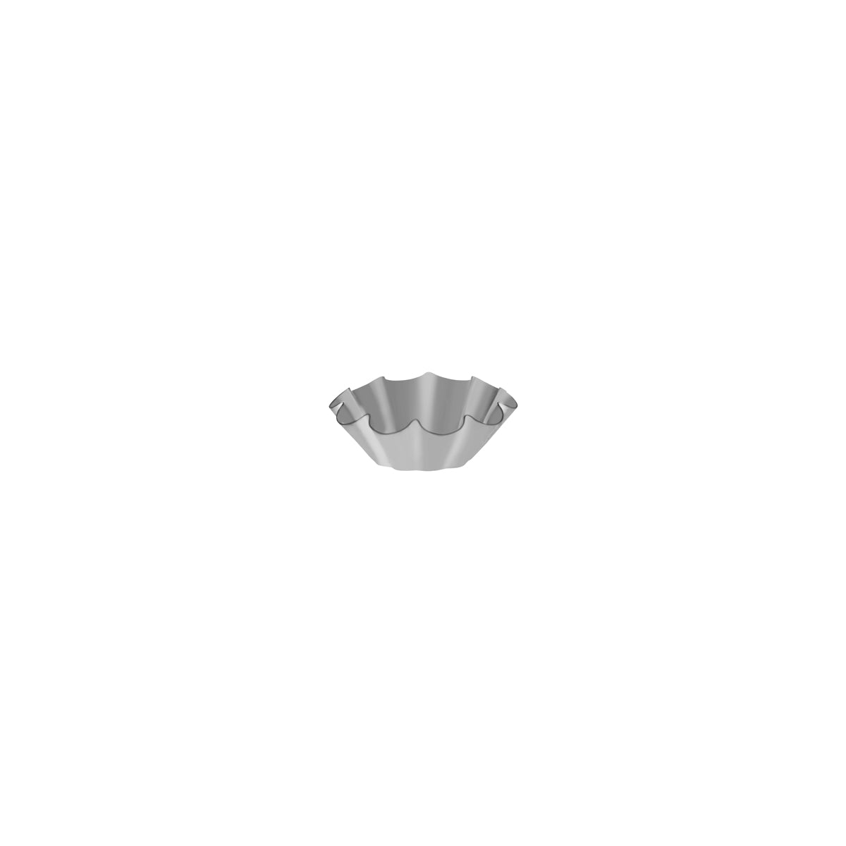 Brioche Mould 10 Ribs Fixed Base 75x28mm
