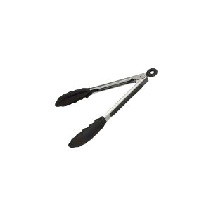 Utility Locking Tong with Black Silicone Head SS 230mm