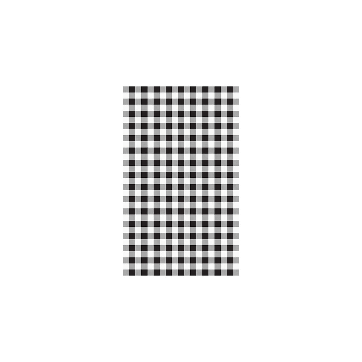 Greaseproof Paper Gingham Black 190x310mm (200 Sheet)