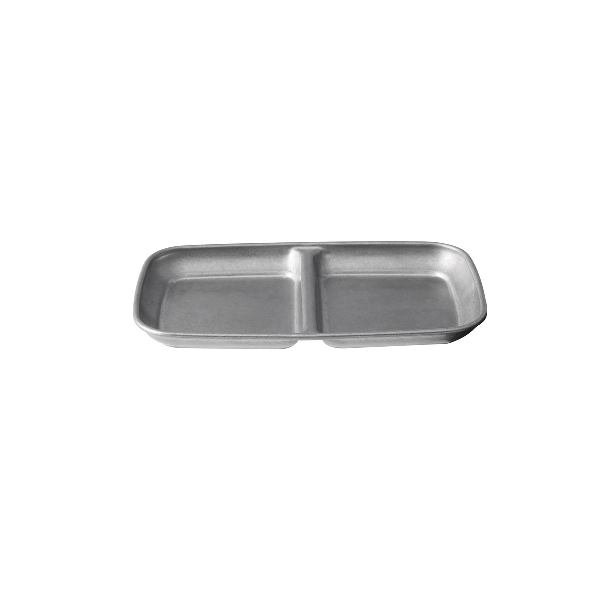 Moda Vintage Stainless Steel Divided Dish