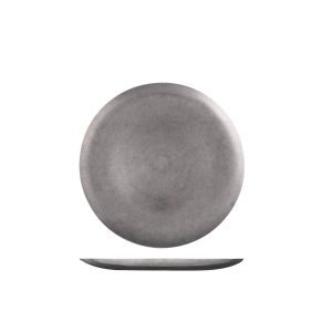 Moda Vintage Stainless Steel Round Coupe Plate