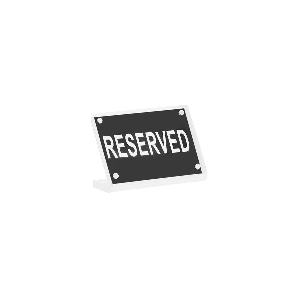 Buffet Sign Acrylic with Magnet Plate - Reserved