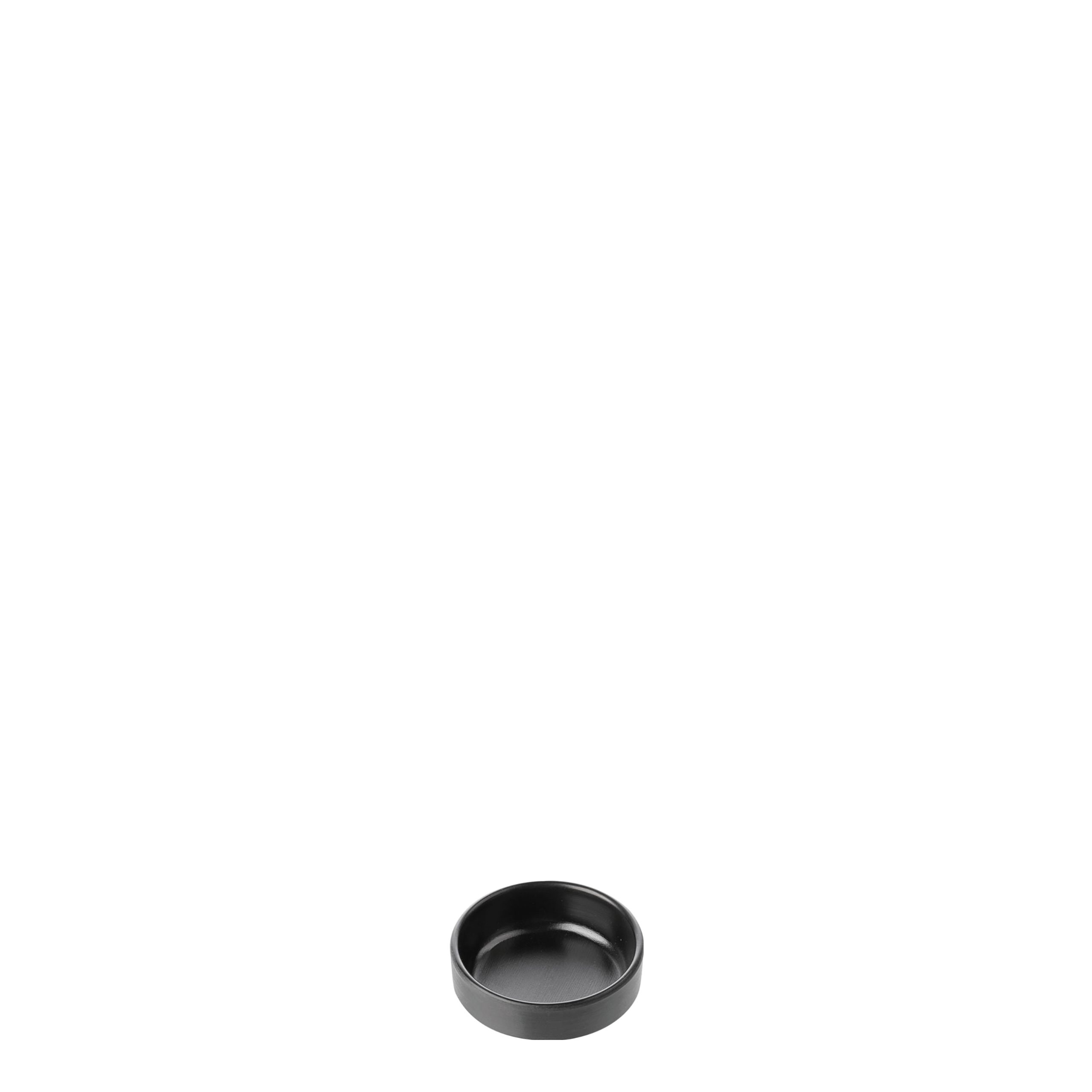 COU COU Dual Colour Black & Black Sauce Dish