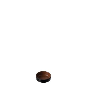 COU COU Dual Colour Brown & Black Sauce Dish