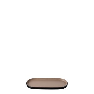 COU COU Dual Colour Beige & Black Oblong Platter