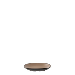 COU COU Dual Colour Beige & Black Oblong Plate