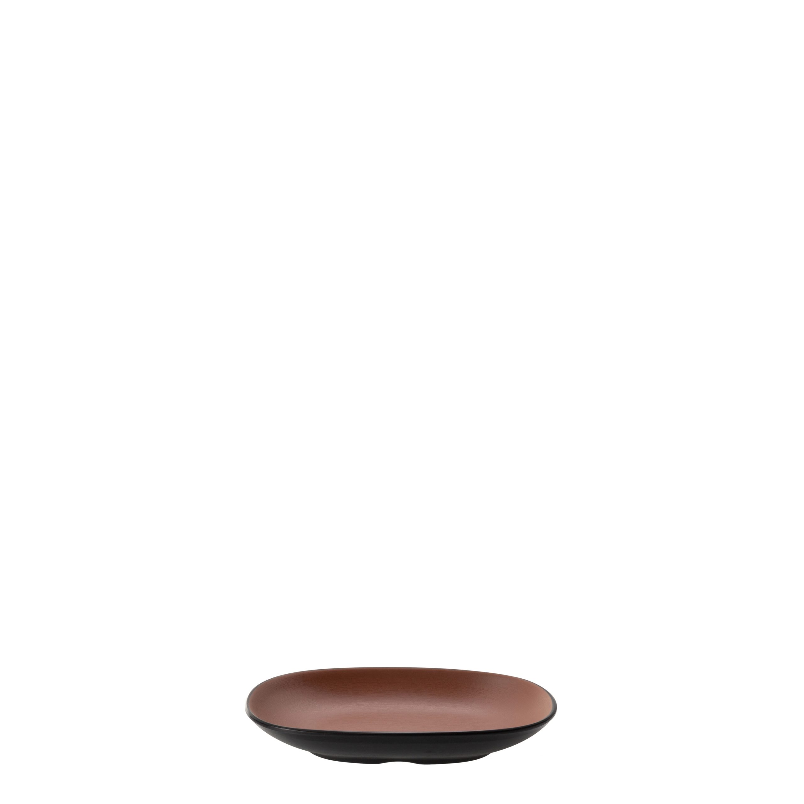 COU COU Dual Colour Brown & Black Oblong Plate
