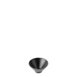 COU COU Dual Colour Black & Black V-Shape Round Bowl