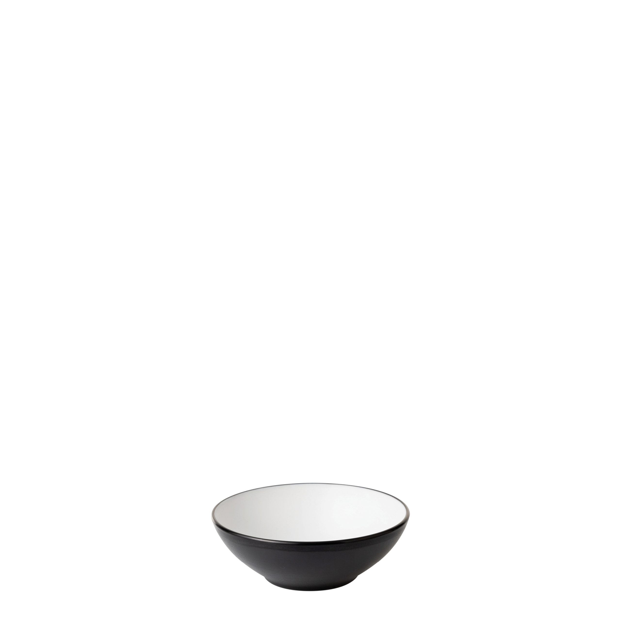 COU COU Dual Colour White & Black Round Bowl