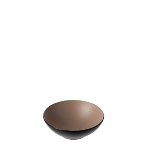 COU COU Dual Colour Beige & Black Round Bowl