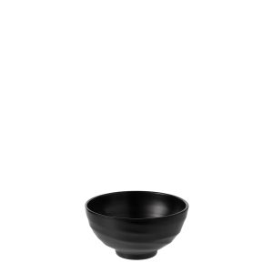 COU COU Matte Black Round Bowl