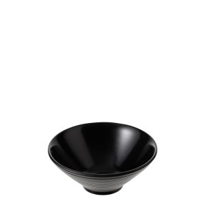 COU COU Matte Black Round Conical Bowl