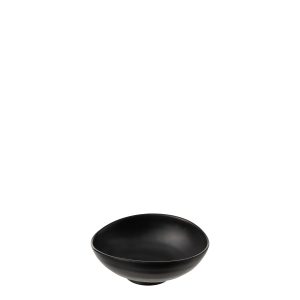 COU COU Matte Black Oval Bowl