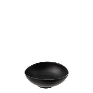 COU COU Matte Black Oval Bowl