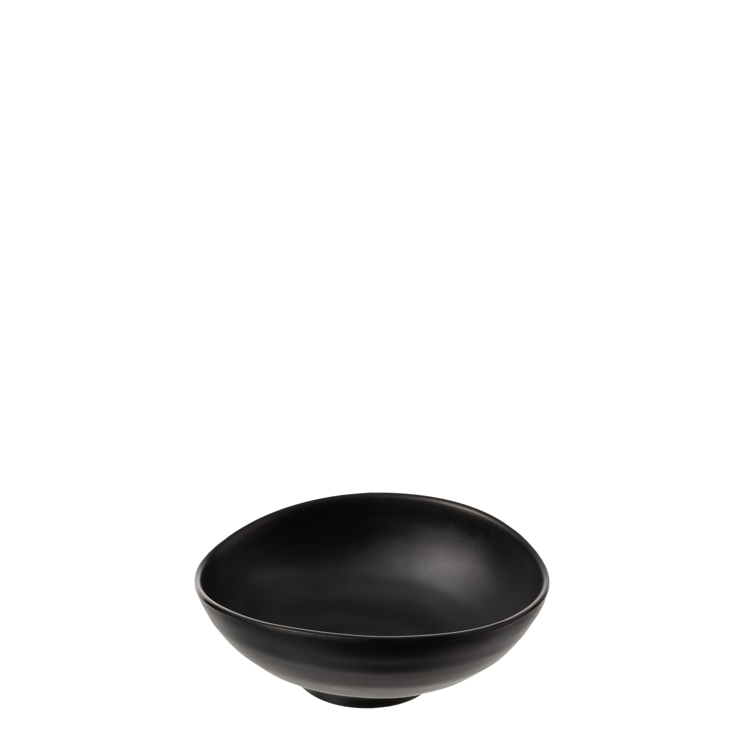 COU COU Matte Black Oval Bowl