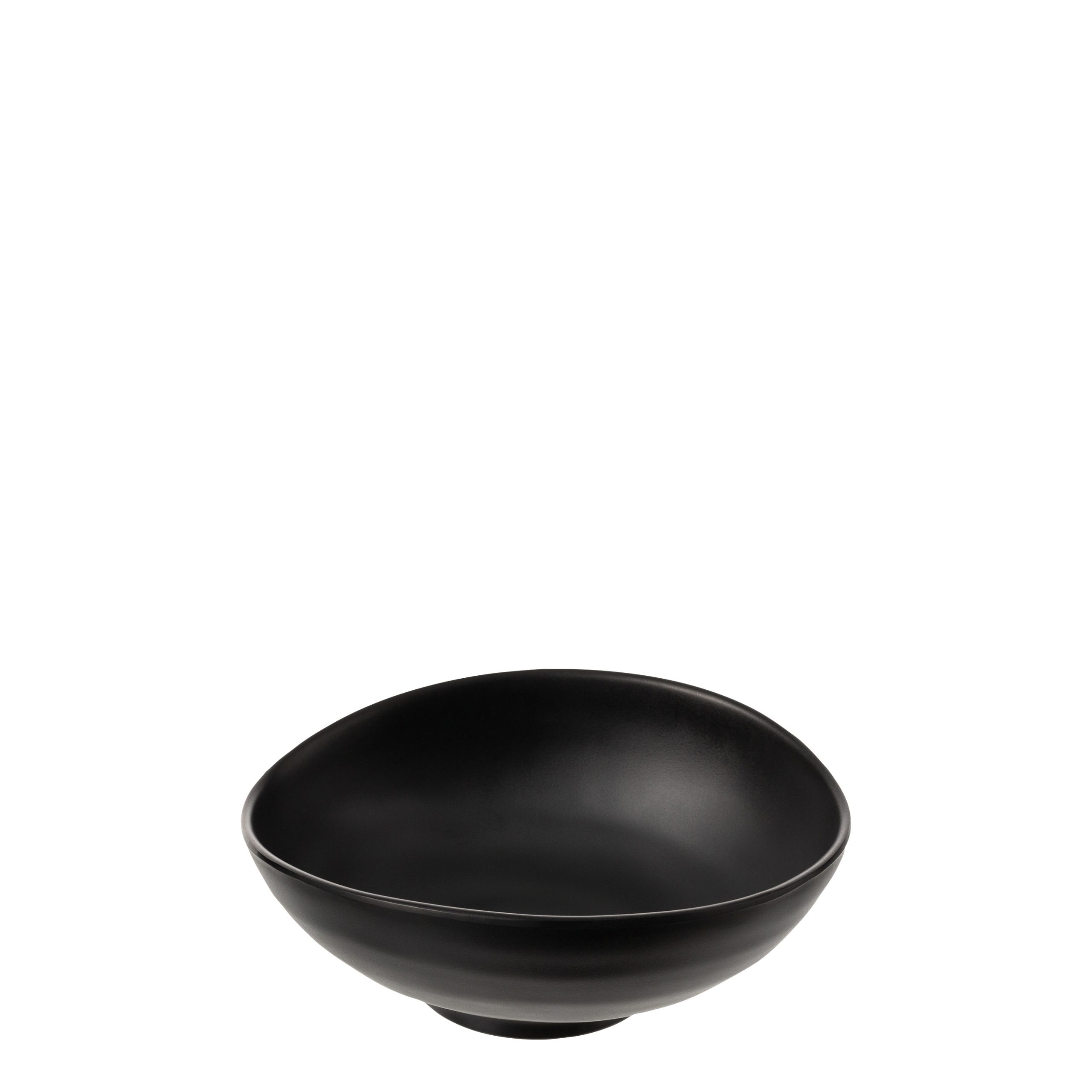 COU COU Matte Black Oval Bowl