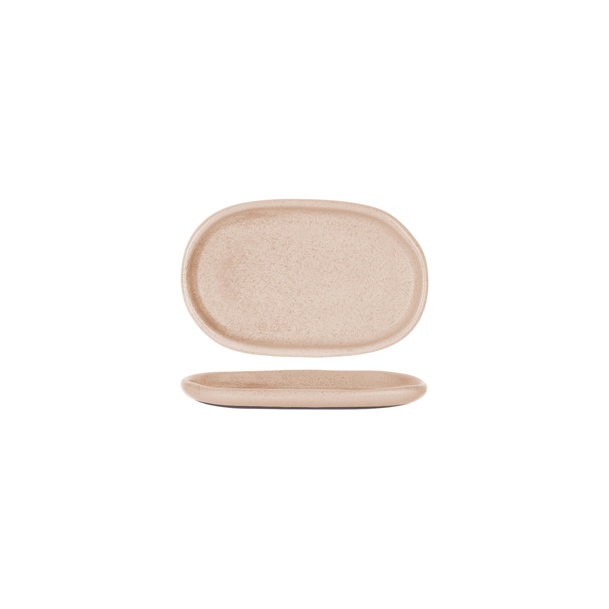 Naturals Sierra Beige Oval Coupe Plate 210x135mm
