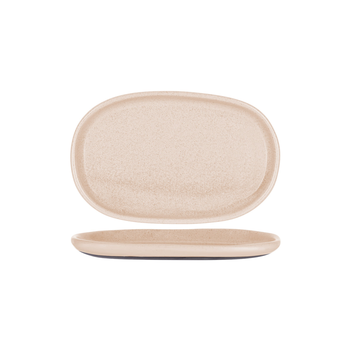Naturals Sierra Beige Oval Coupe Plate 315x200mm