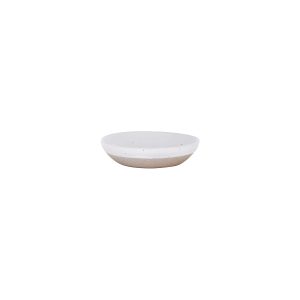 Soho White Pebble Round Coupe Dish 100ml